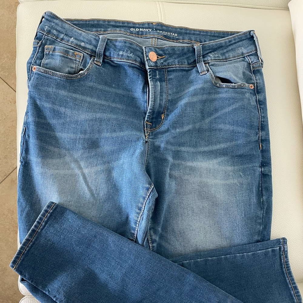 Mid-Rise Medium Wash Jeans